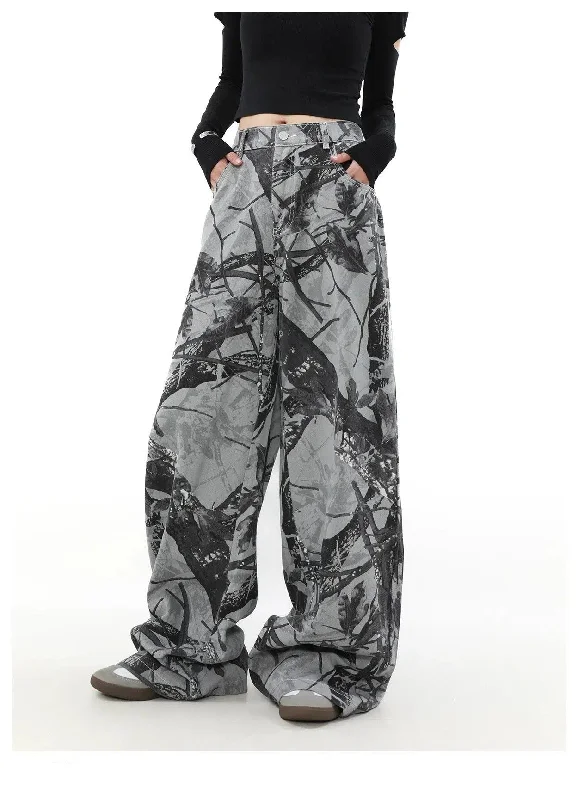 Branches Printed Straight Pants