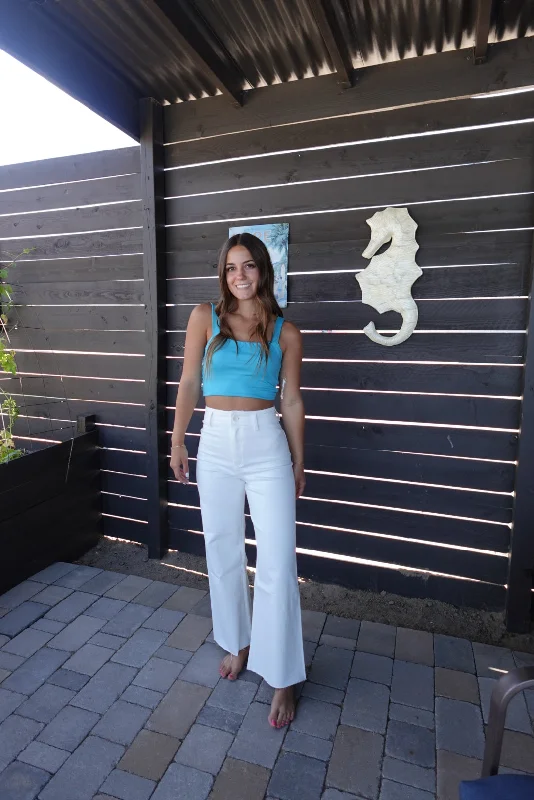 White Wide Leg Jeans