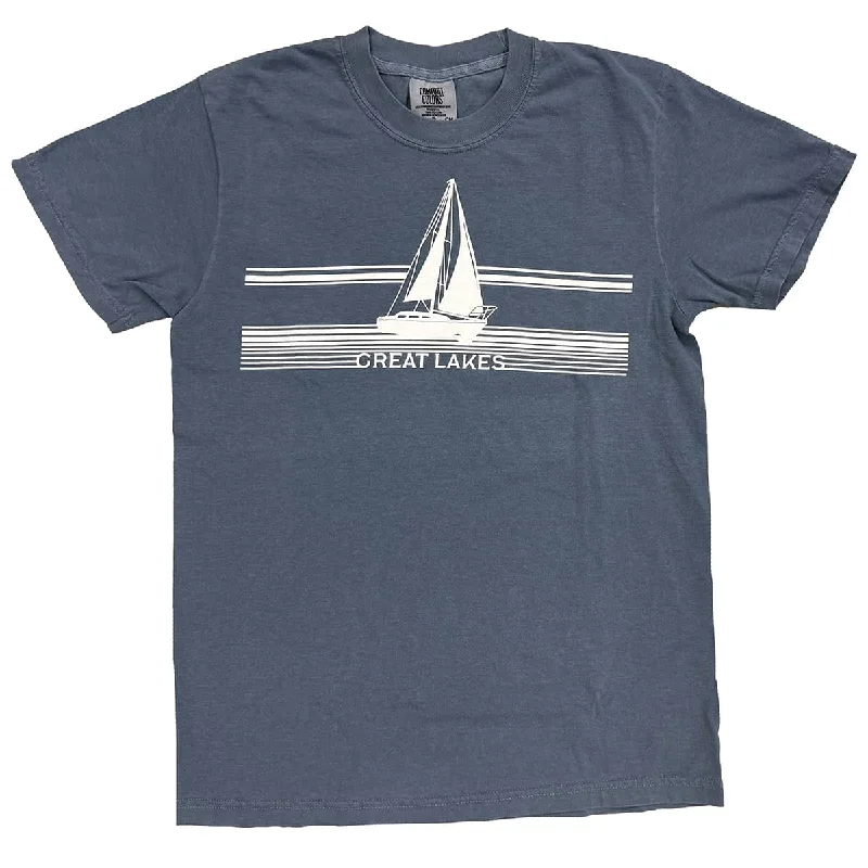 Great Lakes Sailboat Cotton Shirt