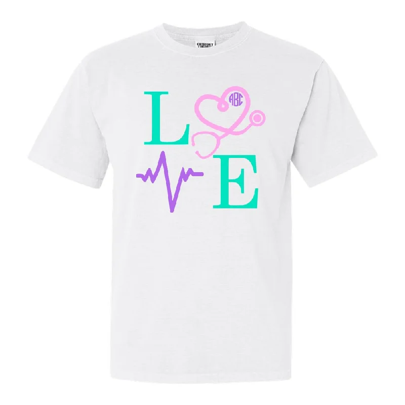 Monogrammed 'Nurse Love' T-Shirt