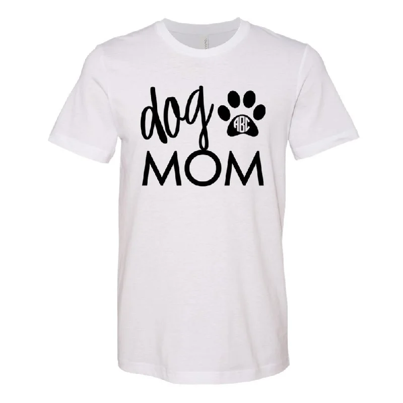 Monogrammed 'Dog Mom' Premium T-Shirt