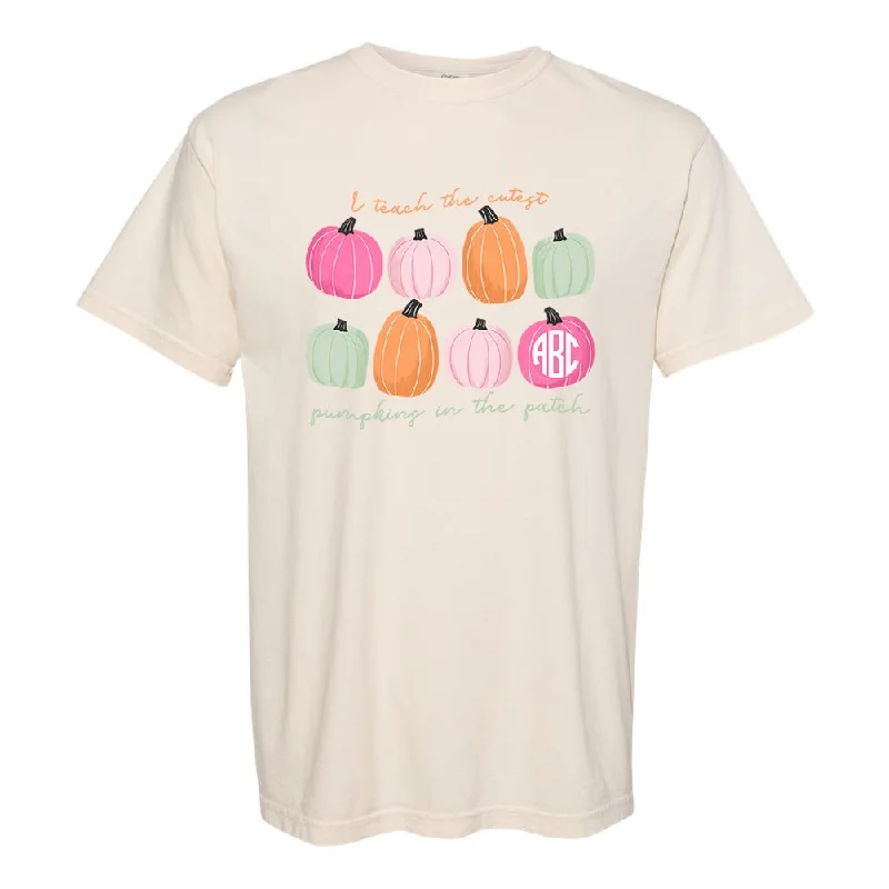 Monogrammed 'I Teach The Cutest Pumpkins' T-Shirt