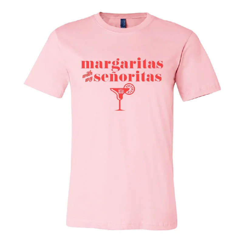 Monogrammed 'Margaritas With My Señoritas' Premium T-Shirt