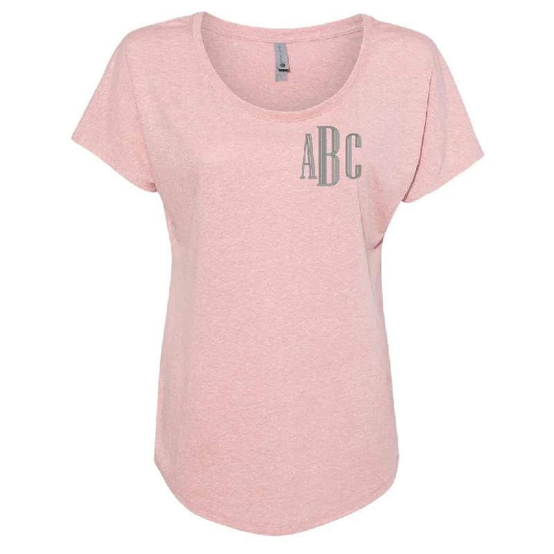 Monogrammed Slouchy Tee