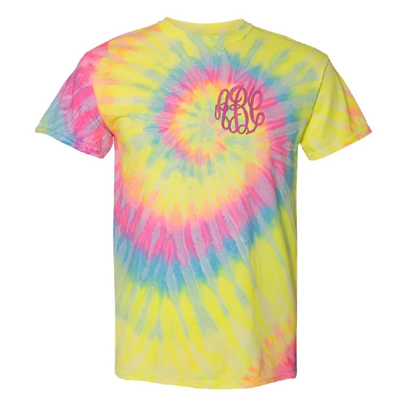 Monogrammed Tie Dye T-Shirt