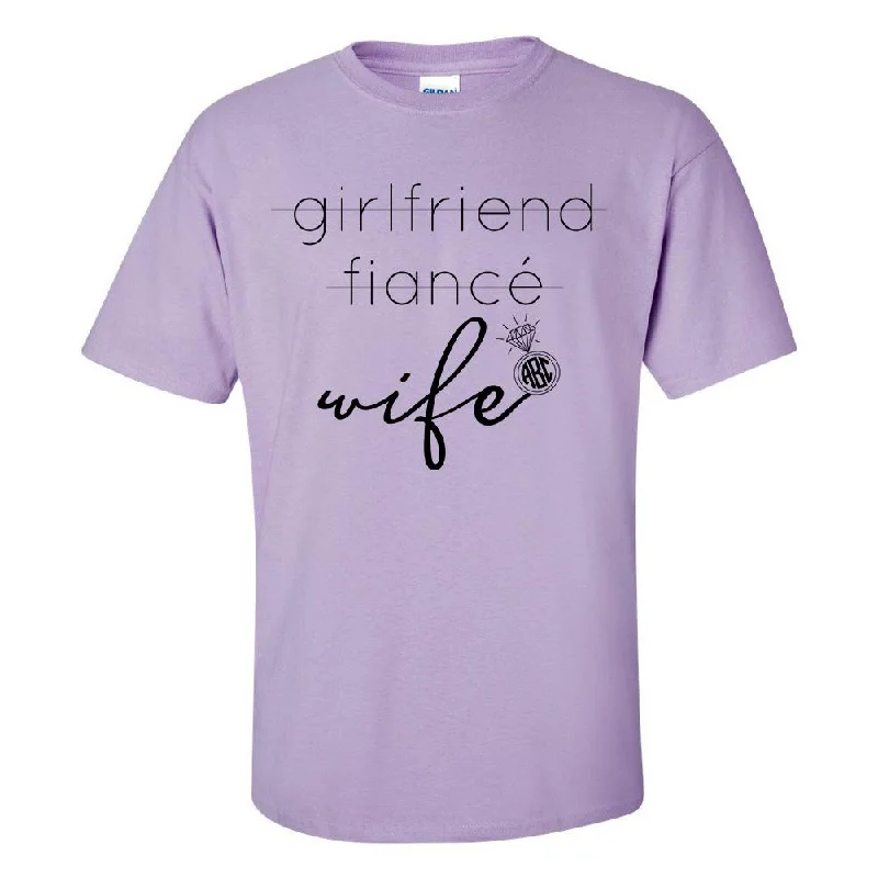 Monogrammed 'Wife' Basic T-Shirt