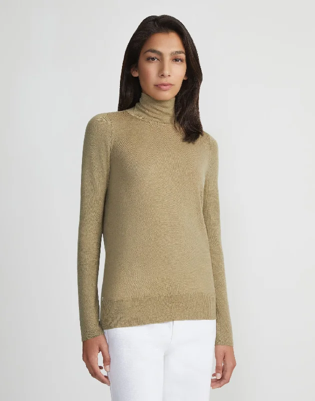 Fine Gauge Merino Modern Turtleneck