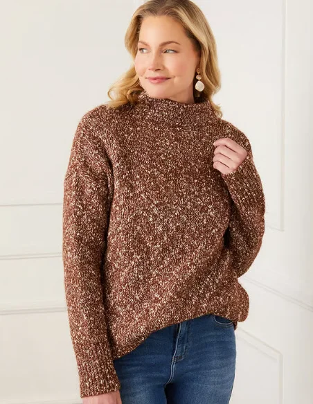 Karen Kane Marled Turtleneck Sweater