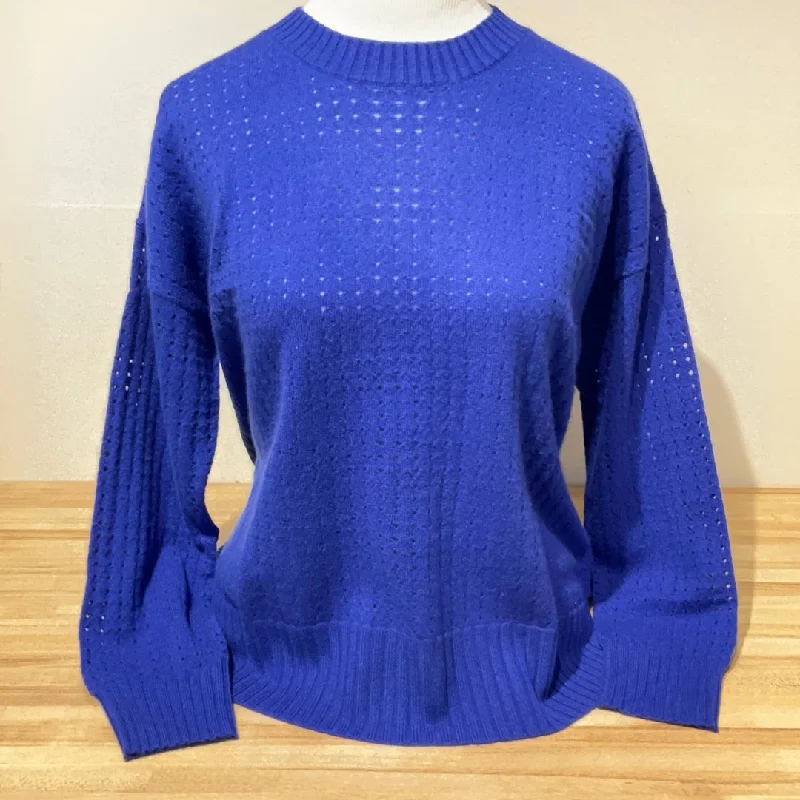 Pure Amici Royal Mesh Stitch Crew Neck Sweater