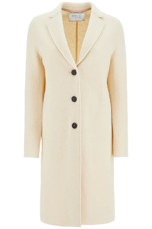 Harris Wharf London Women's Single-Breasted Wool Coat In Boiled