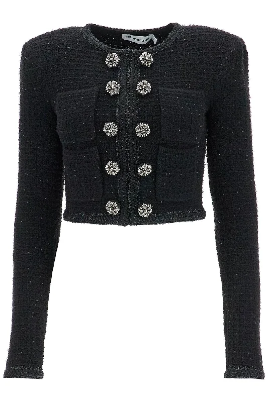 Self Portrait Women's Short Jacket With Sequins