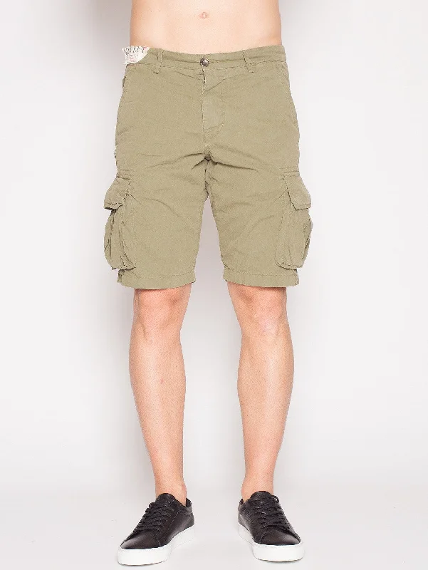 40WEFT - NICK 4148 - Shorts cargo MILITARE