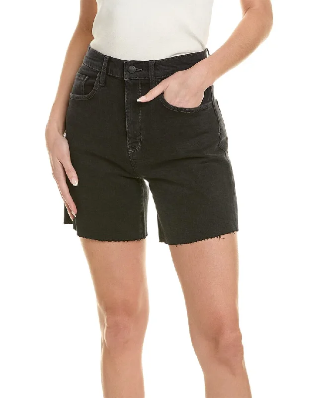 Triarchy Ms. Florence-Mid Loved Black High-Rise Cut-Off Short