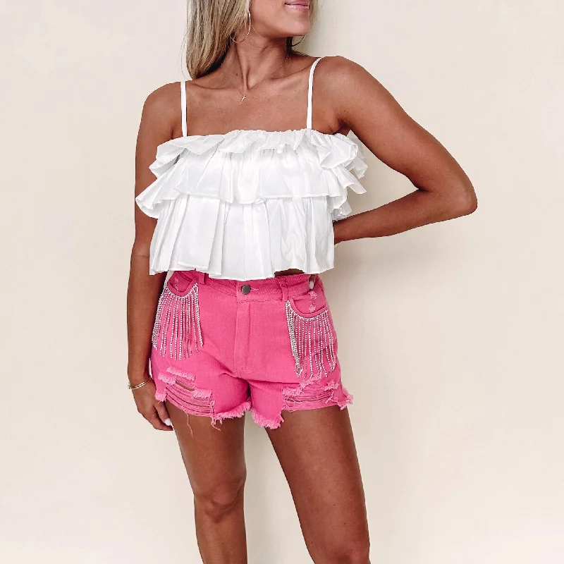 Hanna Ruffle Top