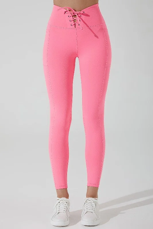 Charlise High Waist Legging - Cotton Candy