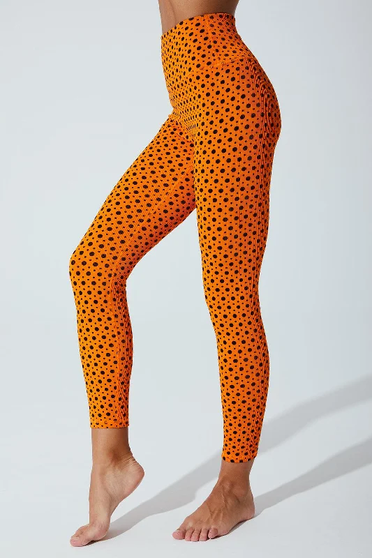 Hafwen Polka Dots Legging - Orange Beetle