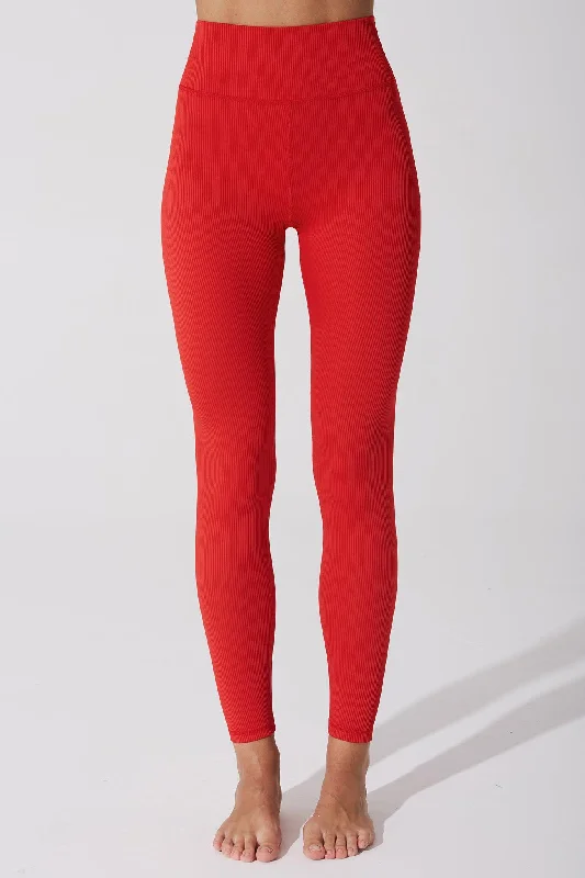 Querida High Waist R Legging - Savvy Red