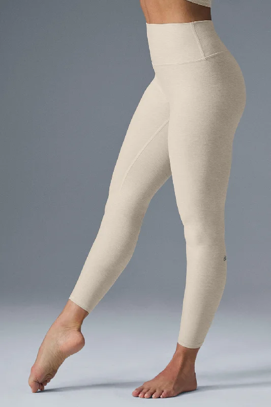 Alosoft High-Waist 7/8 Highlight Legging - Oatmeal Heather