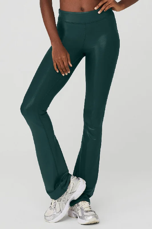 Super Shine Low-Rise Bootcut Legging - Midnight Green