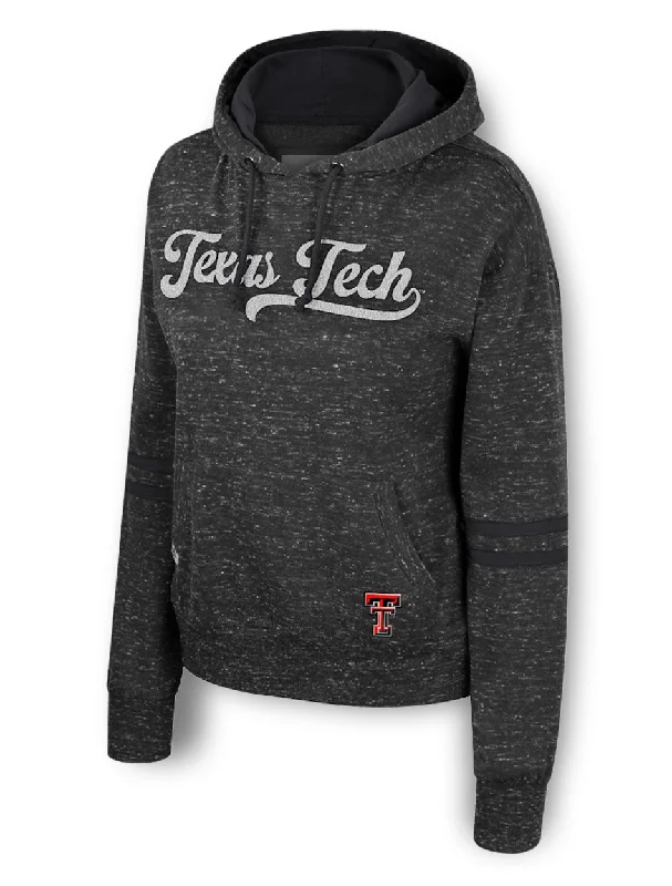 Arena Texas Tech " Catherine" Velvet Script WOMEN'S Hooded Sweatshirt