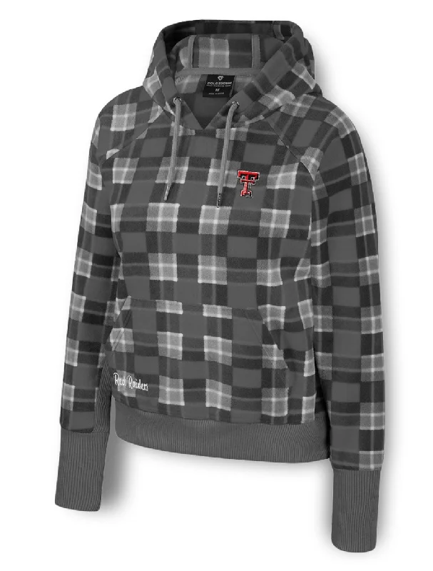 Arena Texas Tech "Plugged in" WOMEN'S Plaid Fleece Hoodie