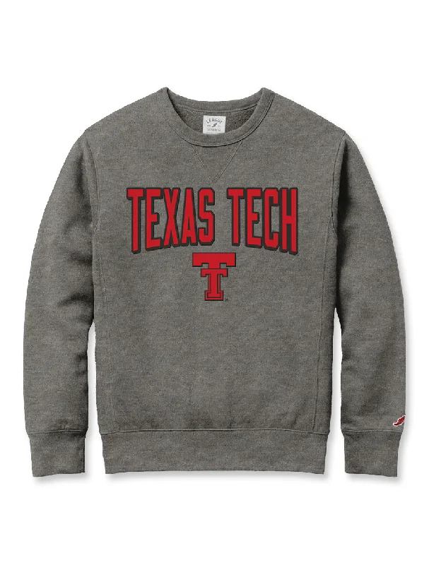 League Texas Tech Vault Double T Phys Ed Crew Neck Sweatshirt