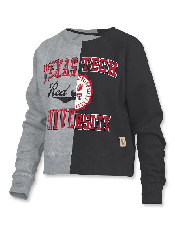 Pressbox Texas Tech "Half & Half" Crop Fleece