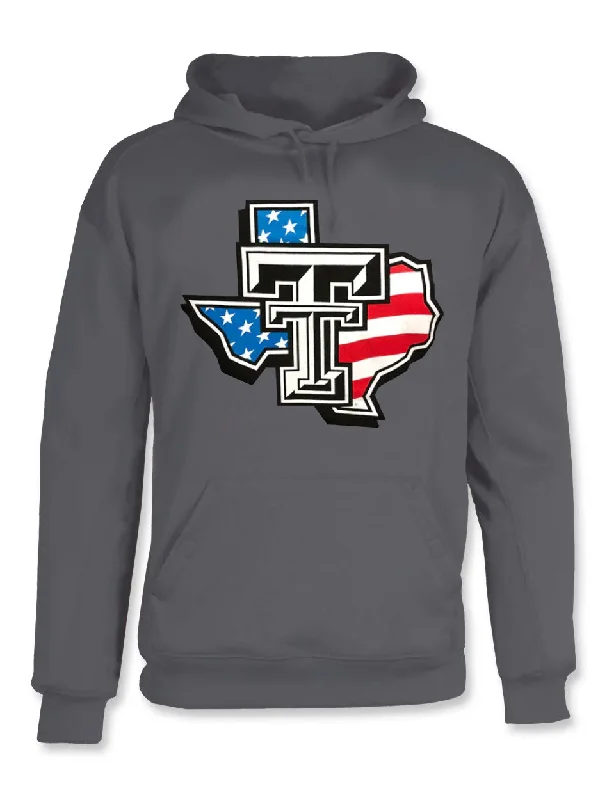 Texas Tech "America Flag Texas Pride" Hood