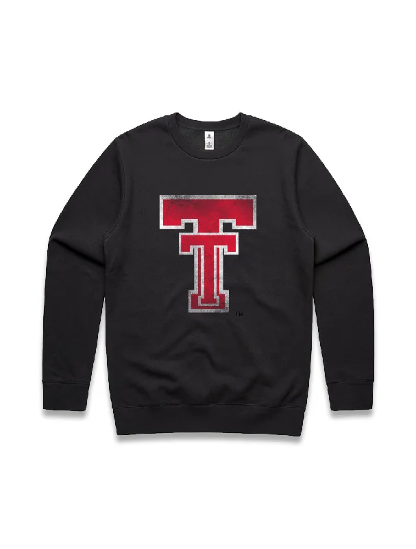 Texas Tech Basic "Vault Double T" Crewneck Sweatshirt