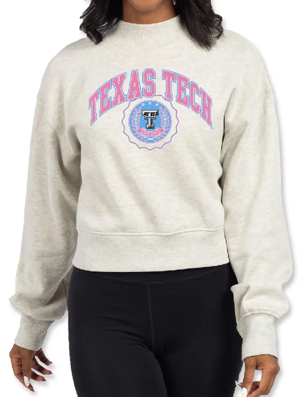 *Texas Tech Chicka-D "Outline College Arc Jumbo Seal" Hailey Sweatshirt