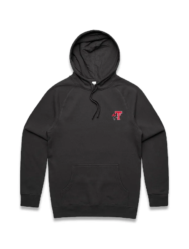 Texas Tech Dark Horse VAULT "Rearing Rider" Embroidered Hoodie