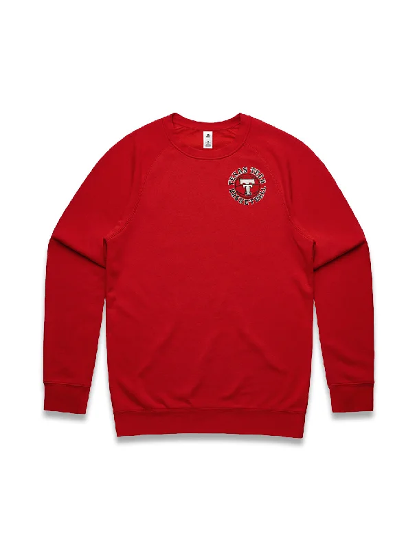 Texas Tech Dark Horse VAULT "Starter Basketball" Embroidered Crewneck Sweatshirt