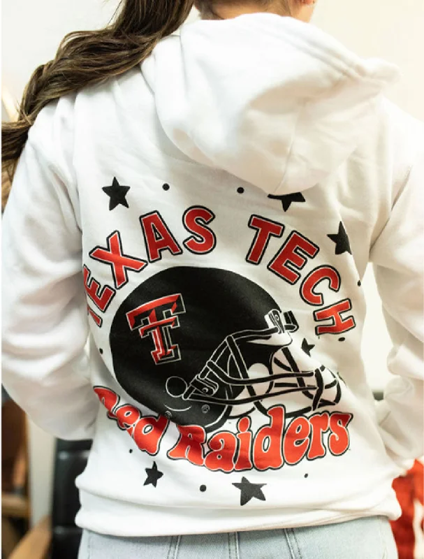 Texas Tech Press Box "Starbright" Hooded Oversized Fleece