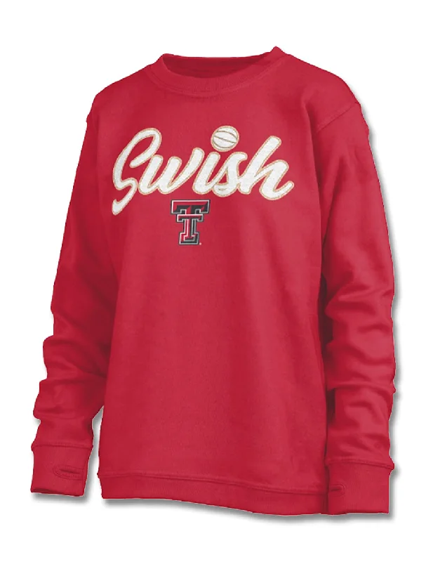 Texas Tech Press Box "Simply Swish" Fleece Crew